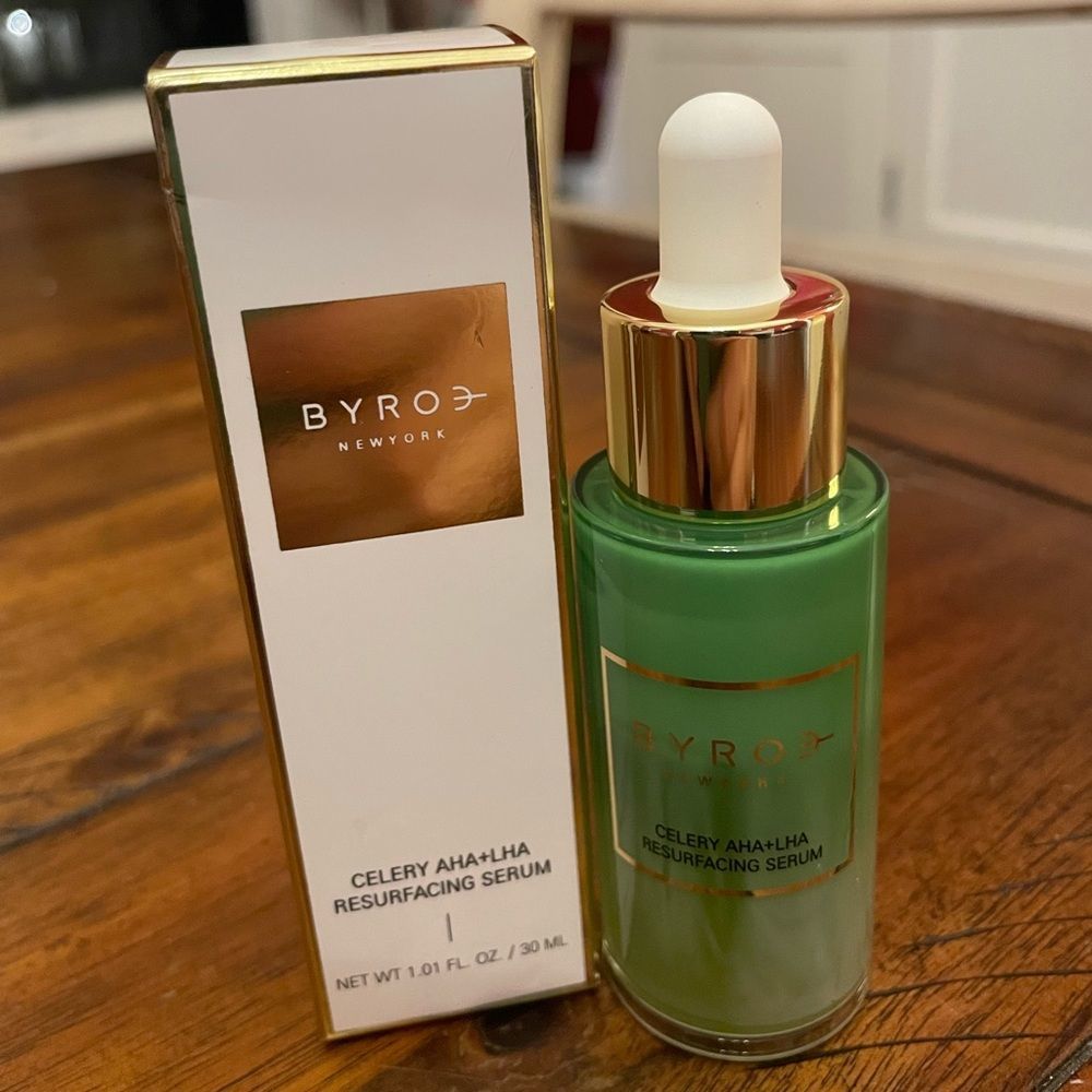 BYROE New York Celery AHA + LHA Resurfacing Serum NIB 1.0oz
